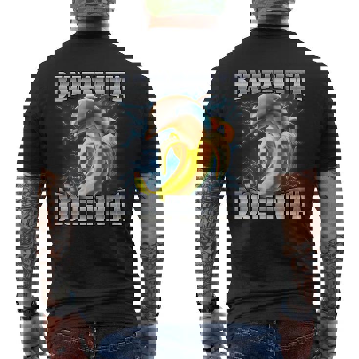 Bananita Dolfinita メンズTシャツ バックプリント