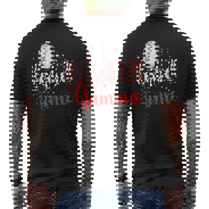 Baseball Gamma Of A Baseball Player Gamma Men's T-shirt Back Print