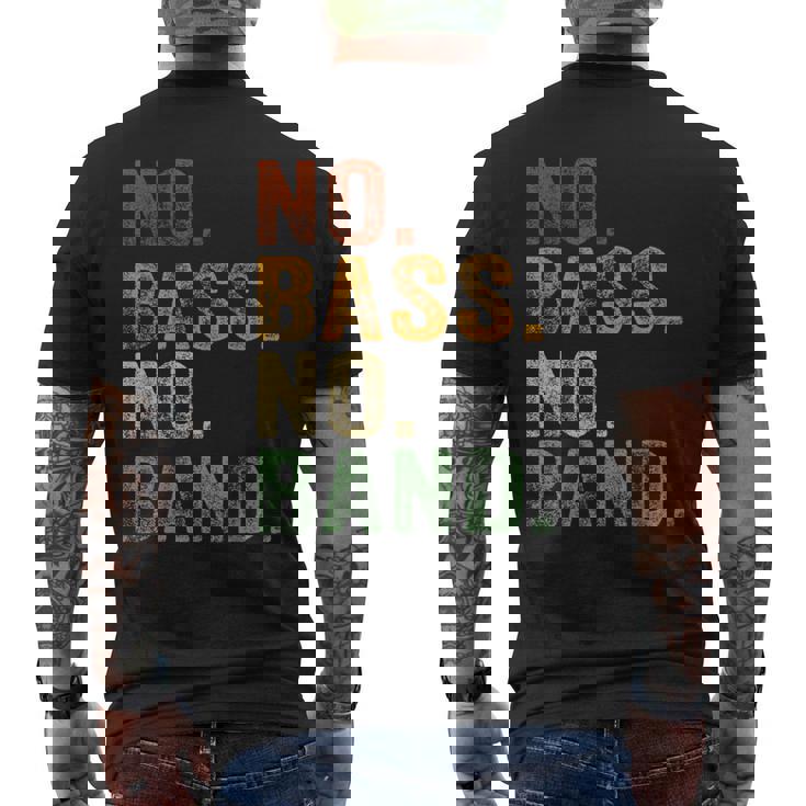 Bassist 楽器 エレキベース バンドなし メンズTシャツ バックプリント