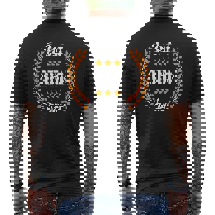 Best Adrian Ever Saying First Name Adrian Men's T-shirt Back Print