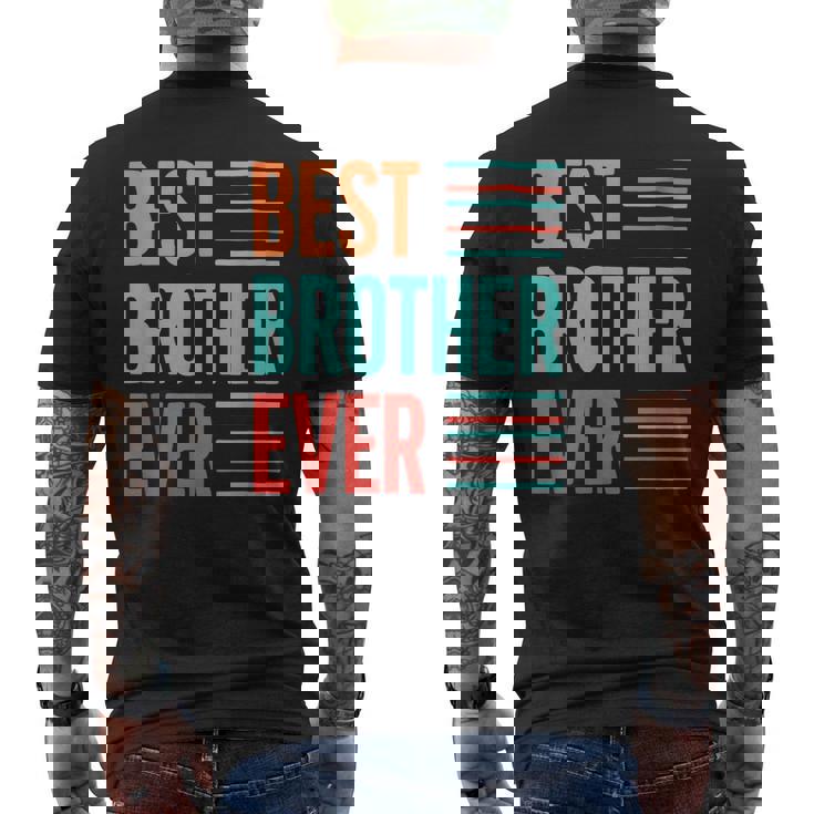 Best Brother Ever 引用デザイン。 メンズTシャツ バックプリント