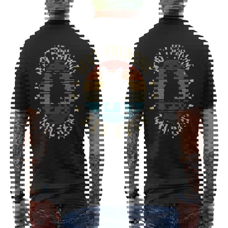 Best Frenchie Dad Ever ヴィンテージ フレンチブルドッグ 面白いギフト メンズTシャツ バックプリント