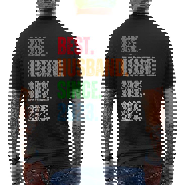 Best Husbandince 2023 2Nd Anniversary Husband メンズTシャツ バックプリント