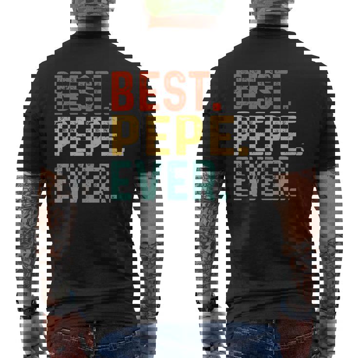 Best Pepe Ever レトロヴィンテージ ペペペへのユニークなギフト メンズTシャツ バックプリント