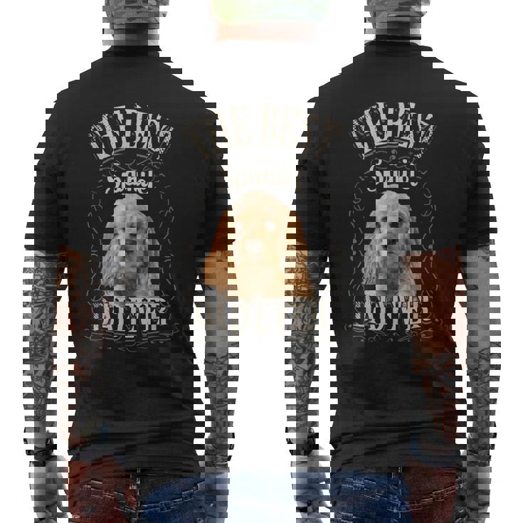 メンズ Bestpaniel Dad Ever アメリカンコッカースパニエル 犬 ビンテージ メンズTシャツ バックプリント