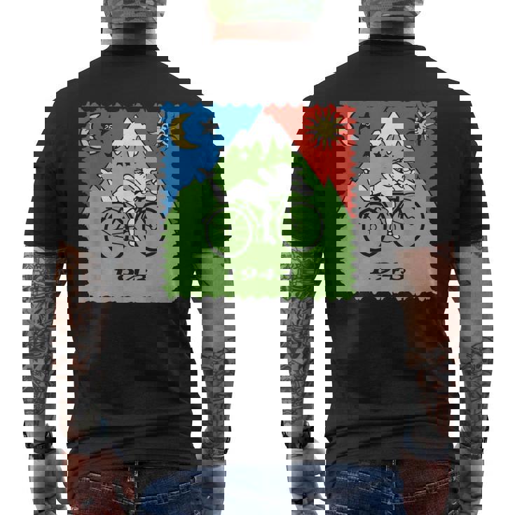 Bicycle Day 1943 Lsd Acid Hofmann Trip メンズTシャツ バックプリント