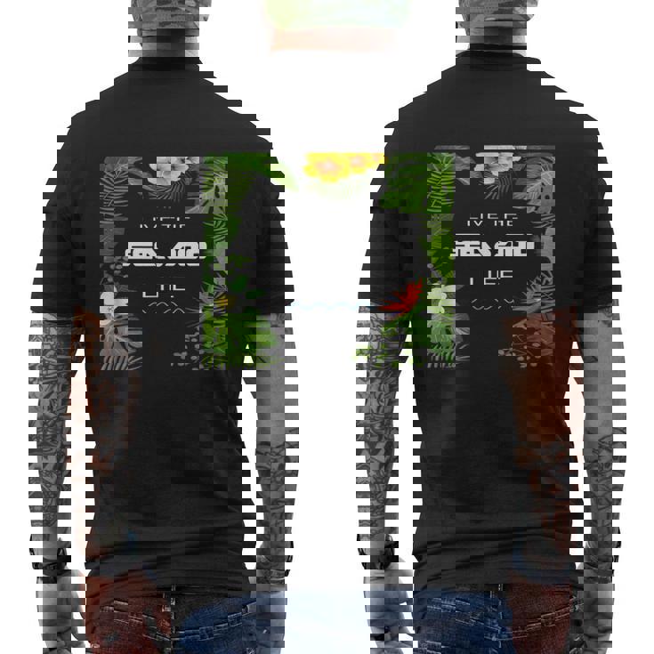 Big Wave Live Theeadoo Life ハワイアン メンズTシャツ バックプリント