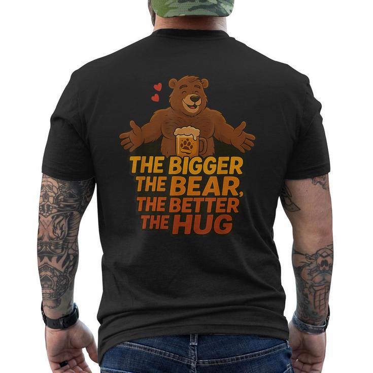 The Bigger The Bear The Better The Hug Camiseta Hombre Estampado Espalda