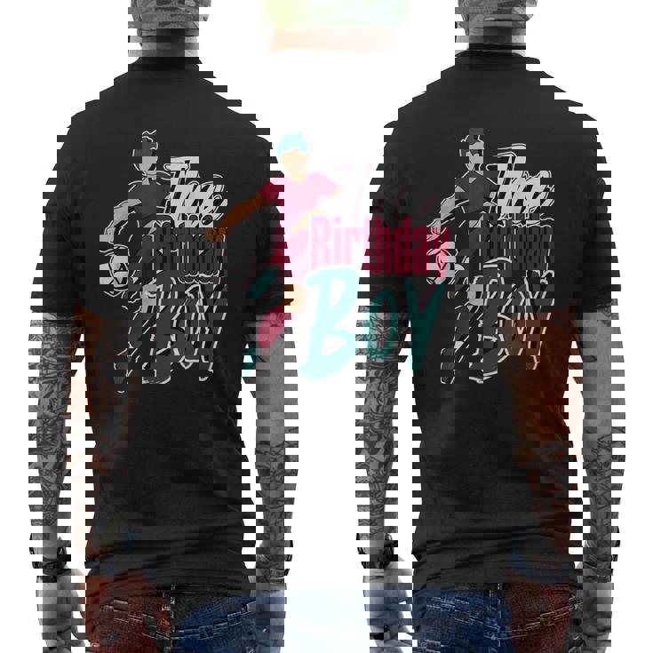 The Birthday Boyoccer Matching Family メンズTシャツ バックプリント