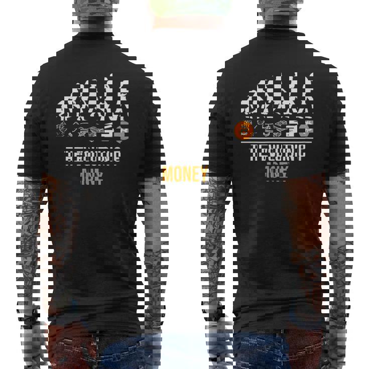 Bitcoin The Evolution Of Money メンズTシャツ バックプリント