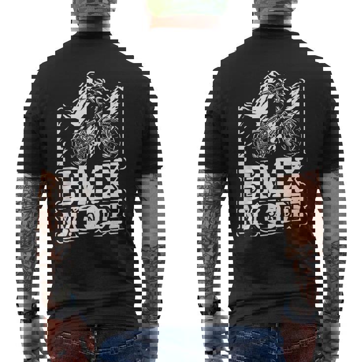 Bmx Mode On Biker Bicycle Bike Cyclist Extremeports Bmx メンズTシャツ バックプリント