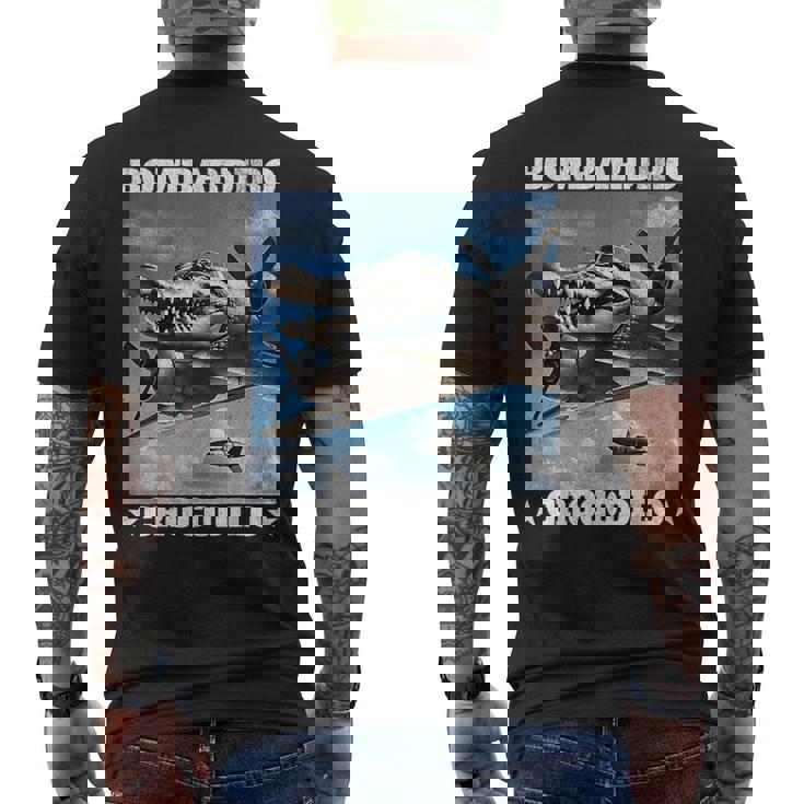 Bombardiro Crocodilo イタリアンブレインロットミーム メンズTシャツ バックプリント