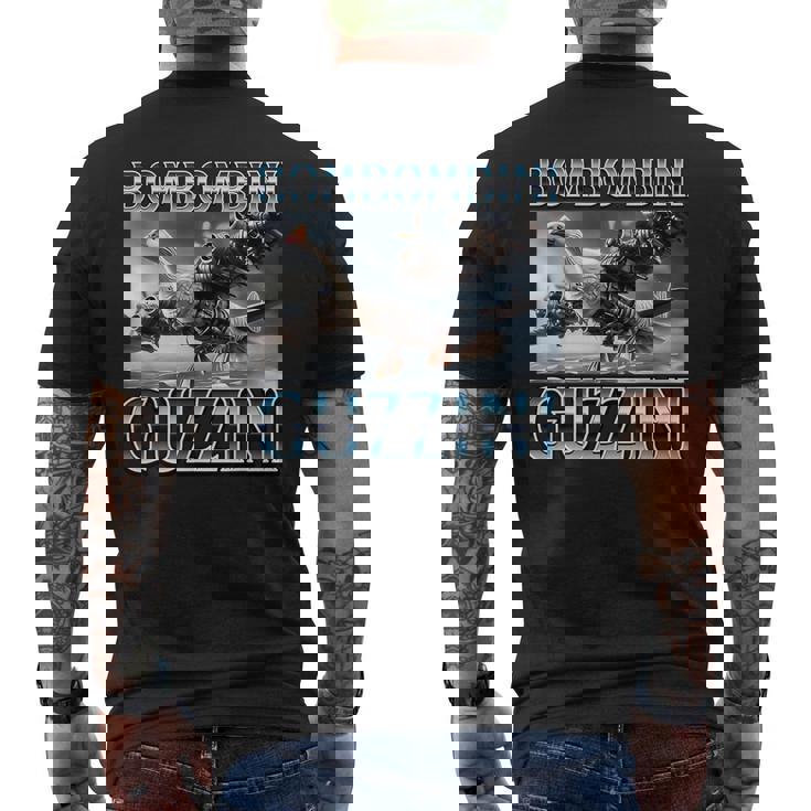 Bombombini Guzzini イタリアのブレインロットミーム メンズTシャツ バックプリント