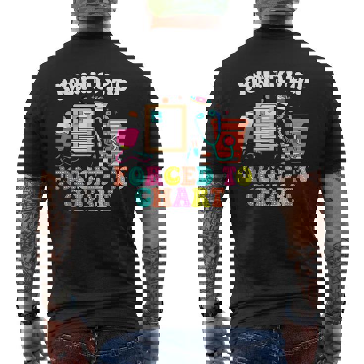 Born To Yap 強制的にチャートナース卒業 メンズTシャツ バックプリント