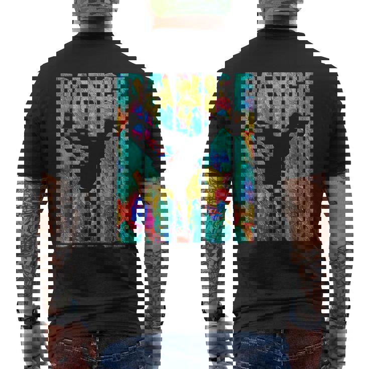 Breakdancing ヒップホップダンスギフト 楽しいグラフィティアート ブレイクダンス メンズTシャツ バックプリント