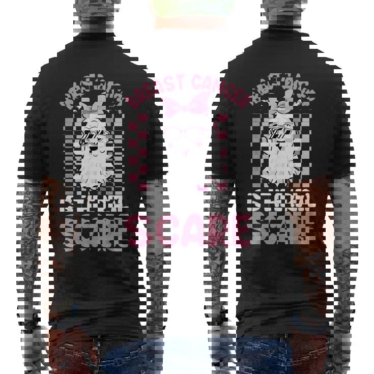 Breast Cancer Is The Realcare メンズTシャツ バックプリント