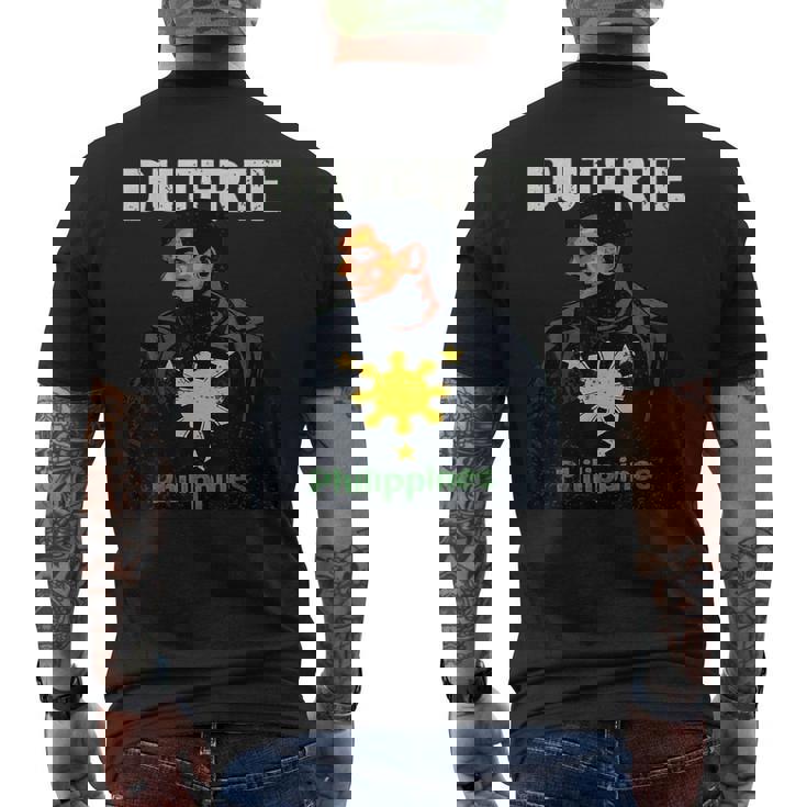 Bring Him Home ロドリゴ・ドゥテルテ フィリピン国旗 メンズTシャツ バックプリント