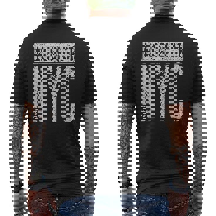 Brooklyn Est 1932 New York Usa Urban メンズTシャツ バックプリント