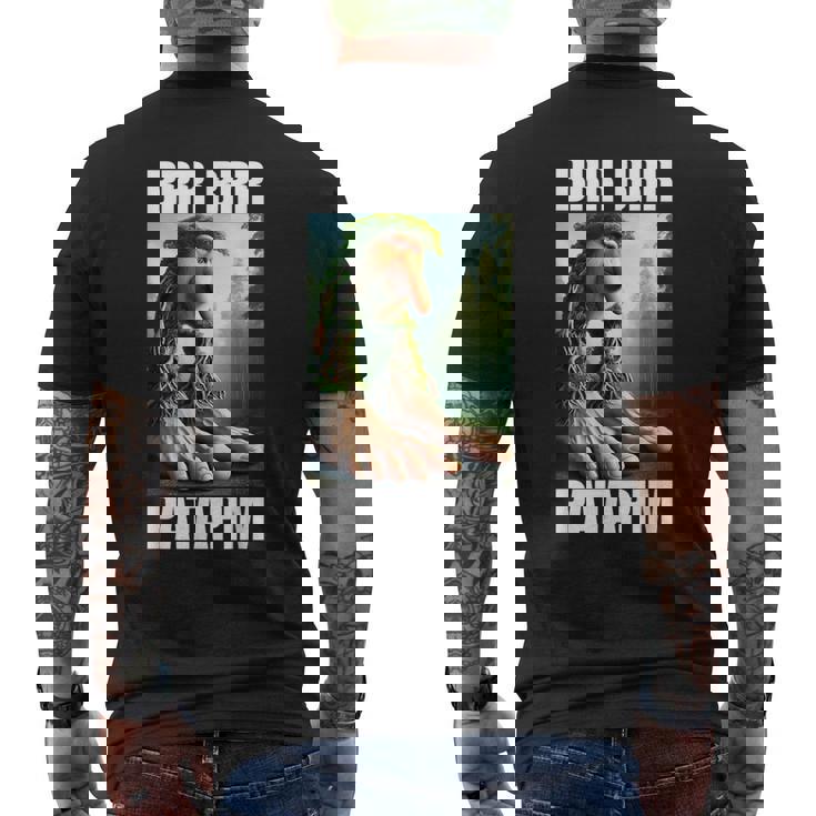 Brr Brr Patapim イタリアンブレインロットミーム メンズTシャツ バックプリント