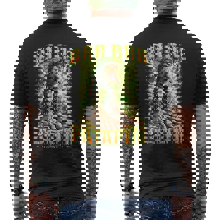 Brr Brr Patapim Divertido Italiano Meme Brainrot Patapim Humor Camiseta Hombre Estampado Espalda