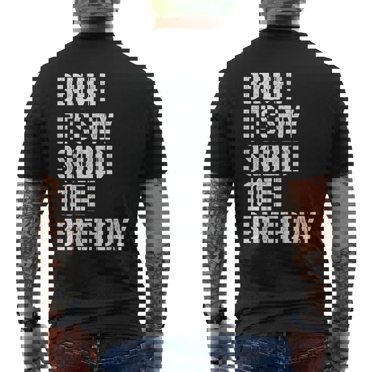 Bruh It's Mykibidi 10歳の誕生日プレゼント 10歳 男の子 メンズTシャツ バックプリント