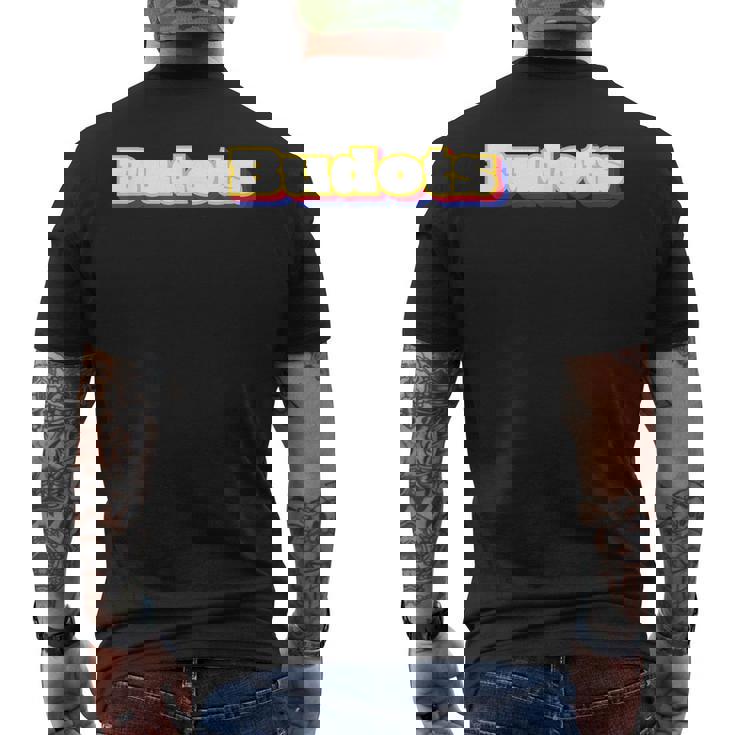 Budots エレクトロニックダンス フィリピン ソーシャルメディア ダバオ市 メンズTシャツ バックプリント