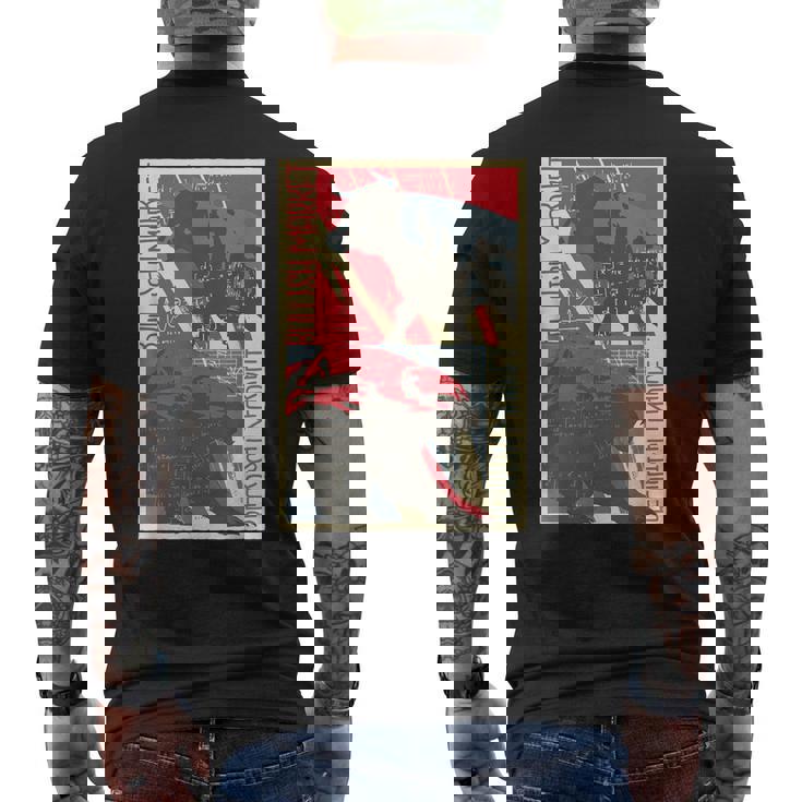 Bull And Beartocks 投資家トレーダーアート メンズTシャツ バックプリント