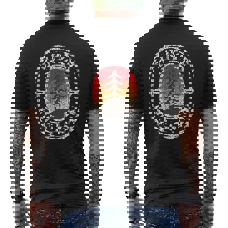 Burton Michigan ビンテージ レトロ グラフィック メンズTシャツ バックプリント