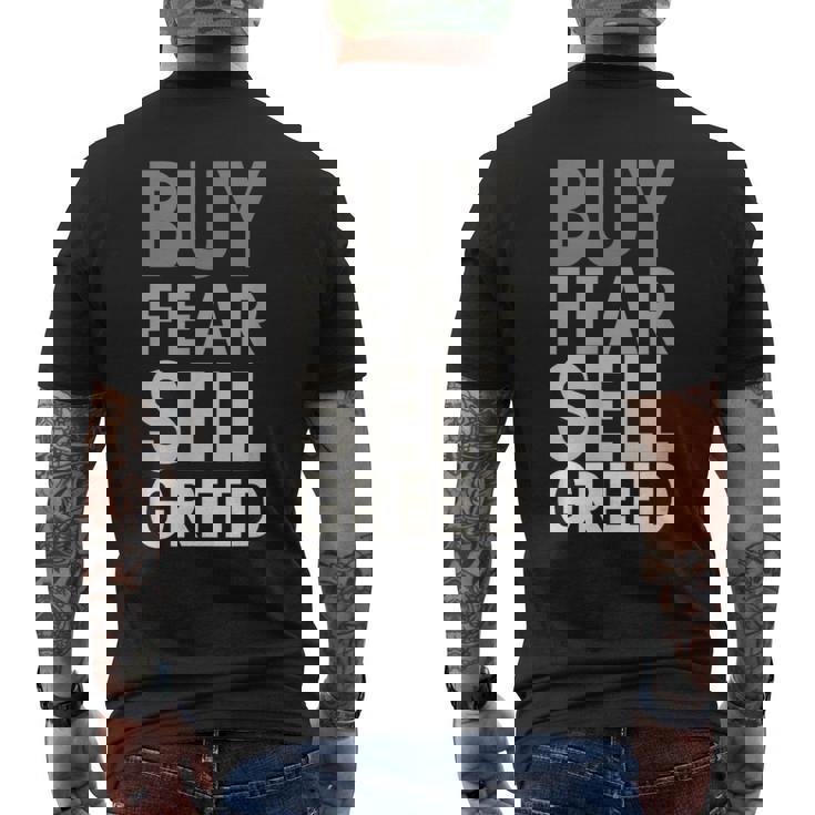 Buy Fearell Greed メンズTシャツ バックプリント
