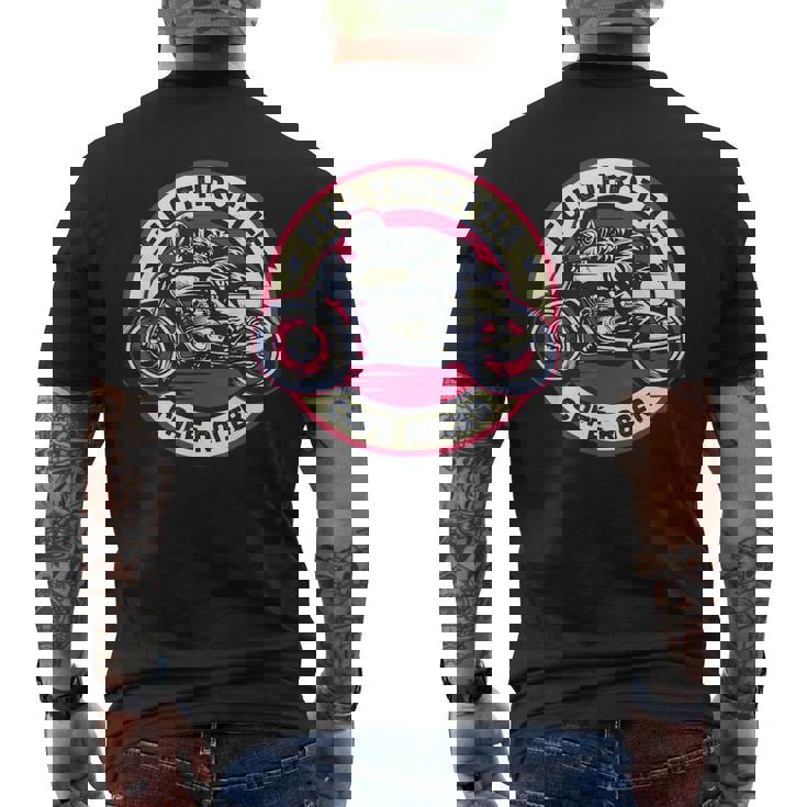 Cafe Racer フルスロットル ヴィンテージモーターサイクルtシャツ メンズTシャツ バックプリント