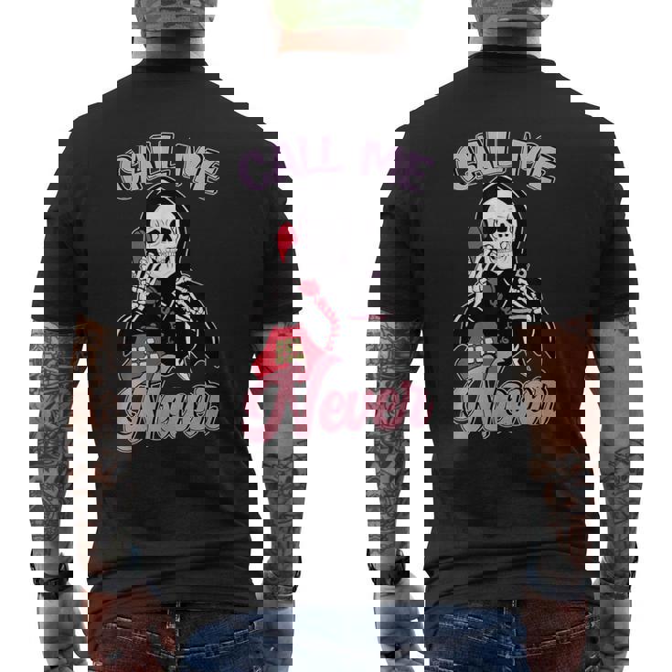 Calle Me Never アンチバレンタインデー メンズTシャツ バックプリント