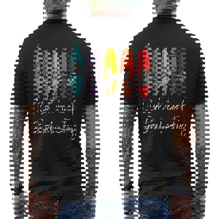 I Can't I Have Aurfboard Meetingurfing ファニーサーファーtシャツ メンズTシャツ バックプリント