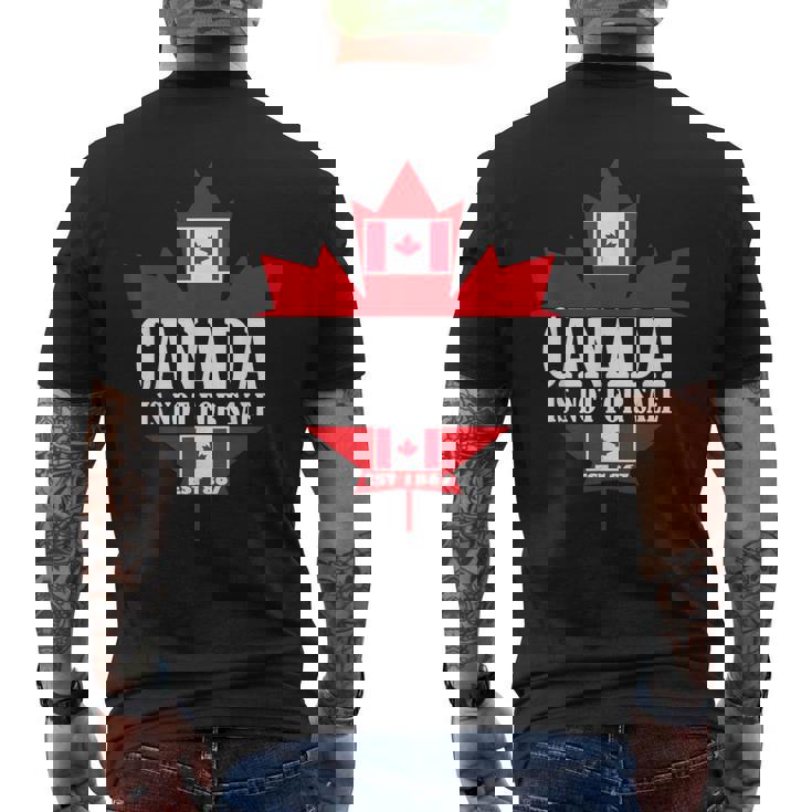 Canada Is Notale 1867 Dad Flag ゴルフビーバー 面白い帽子 メンズTシャツ バックプリント