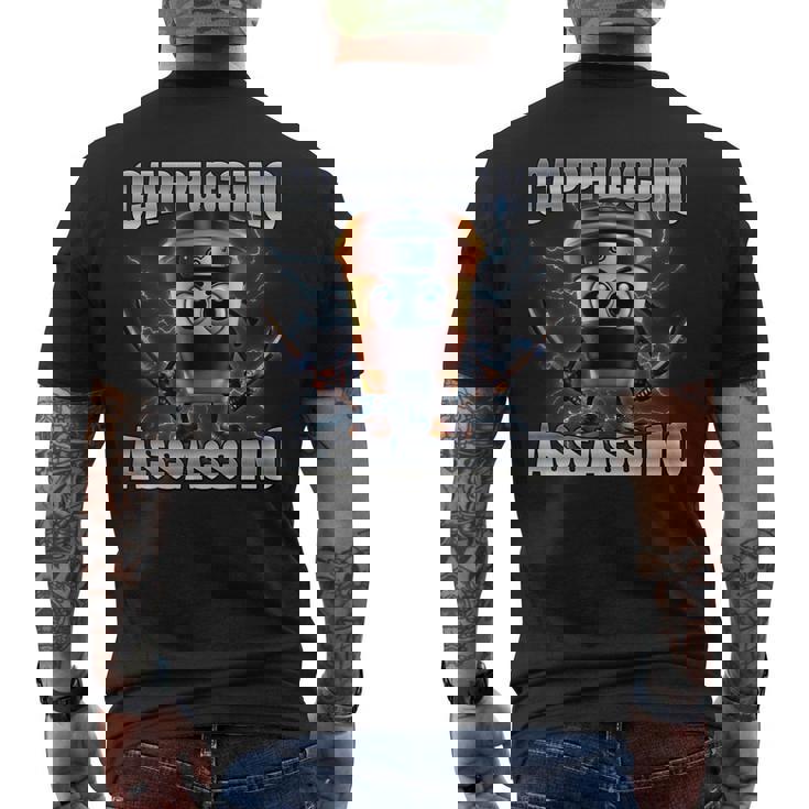 Cappuccino Assassino メンズTシャツ バックプリント