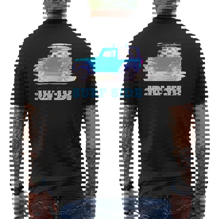 The Car On Theeaside【Surfide サーフサイド】車 サーフィン／サーファー 夏・海 メンズTシャツ バックプリント