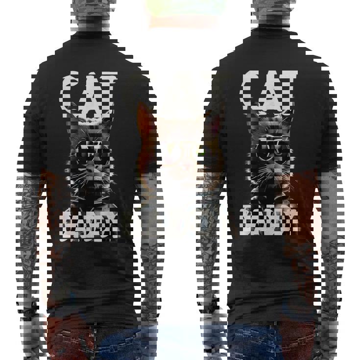 Cat Daddy 猫のお父さん 猫のお父さん お父さん ハウス 猫のお父さん 父の日 猫 メンズTシャツ バックプリント