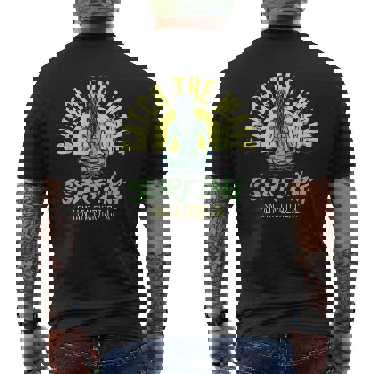 Catch Wave サンタクルーズ サーフィン カリフォルニアサーファー メンズTシャツ バックプリント