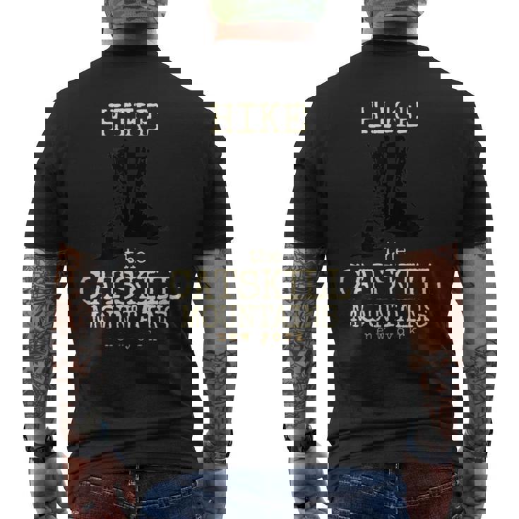 Catskill Mountains Hike New York キャッツキルシャツ メンズTシャツ バックプリント