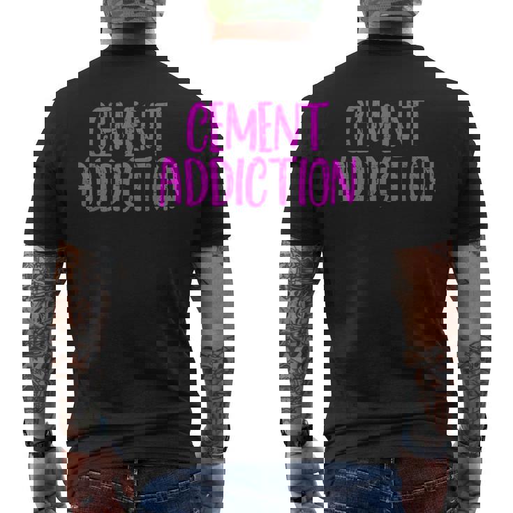Cement Addiction メンズTシャツ バックプリント