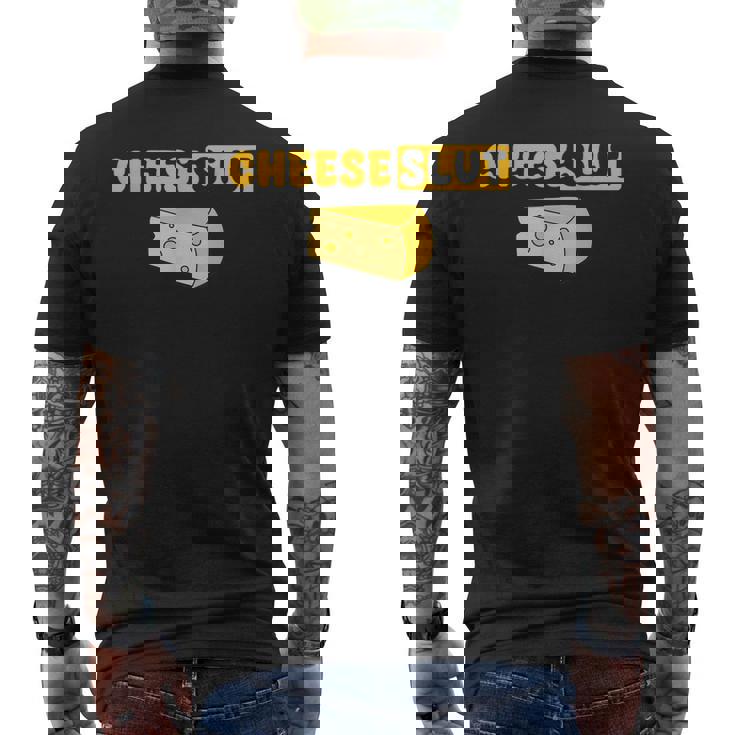 Cheeselut ファニーチーズ愛好家 乳製品 カード ユーモア メンズ レディース メンズTシャツ バックプリント