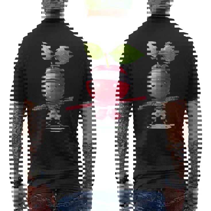 Cherry Ninja かわいいtシャツ メンズTシャツ バックプリント