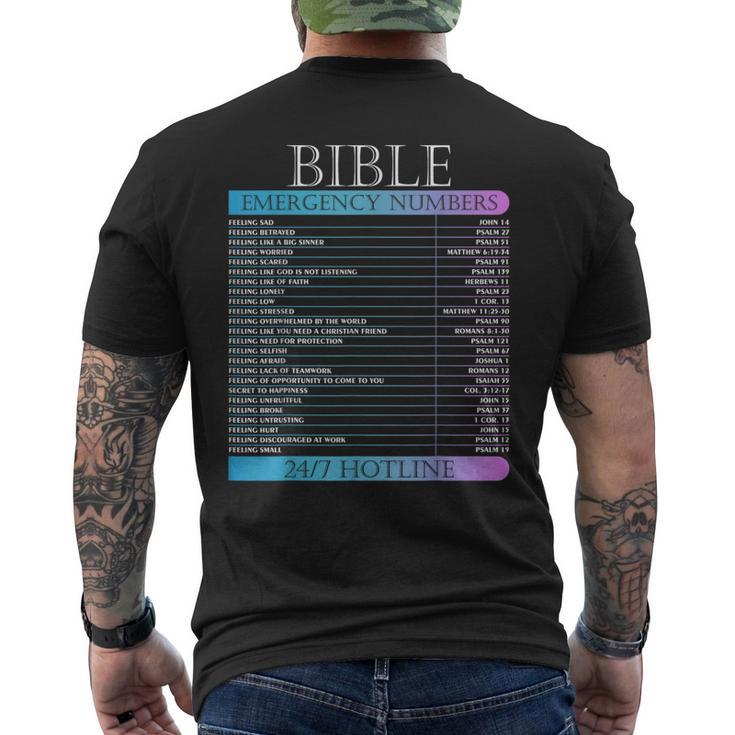 Débardeur Chrétien Avec Verset De La Bible Et Numéros D'Urgence - Message De Foi Et D'Espoir - 6