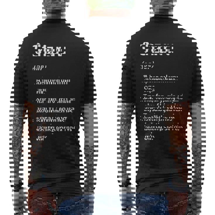 Chizuru 名前の定義 面白い辞書 メンズTシャツ バックプリント