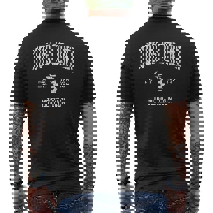 Chums Corner Mi ビンテージ アスレチック スポーツ Js01 メンズTシャツ バックプリント