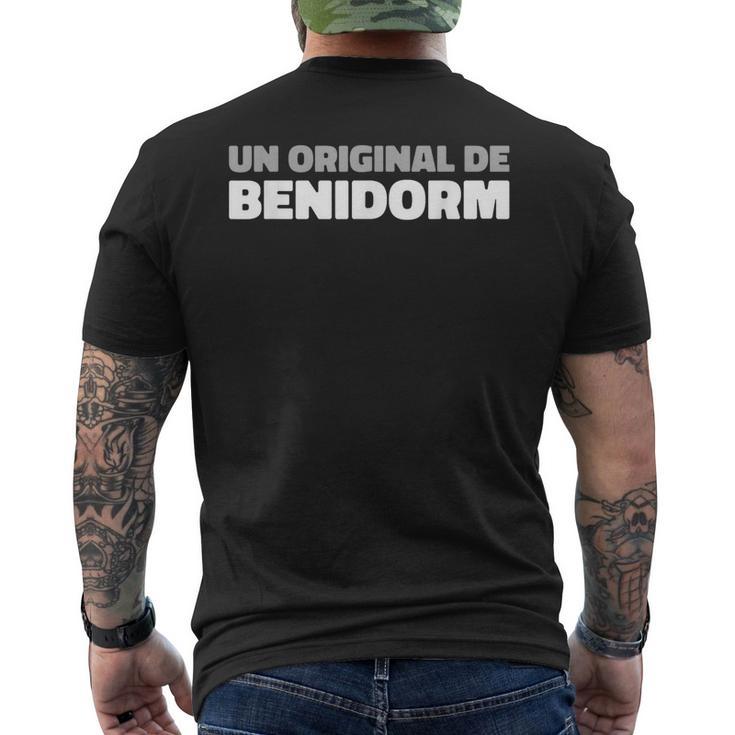 Ciudades España Residente Esp Español Benidorm Camiseta Hombre Estampado Espalda