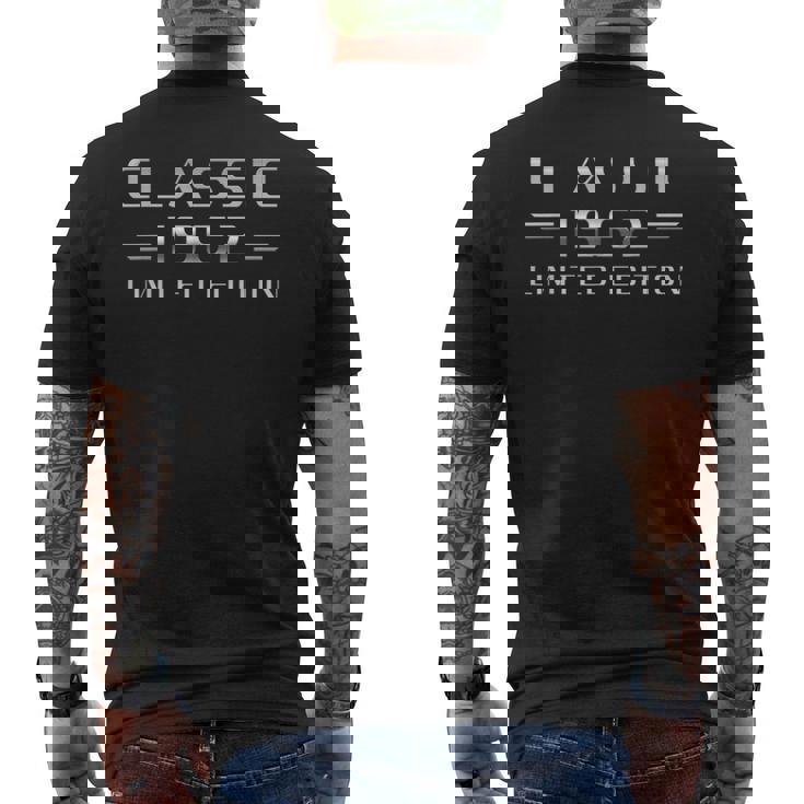 Classic 1962 ヴィンテージカー誕生63周年 メンズTシャツ バックプリント