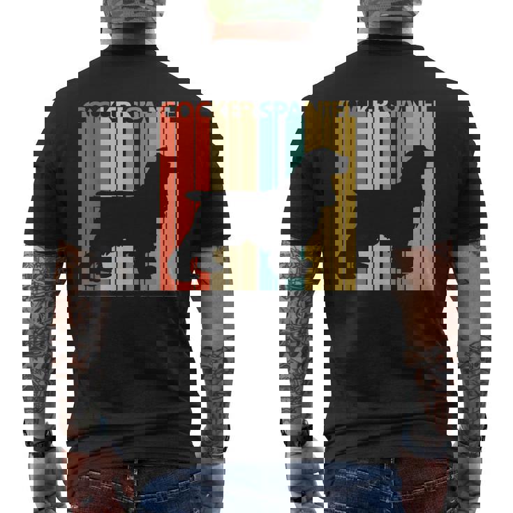 Cockerpaniel アメリカン・コッカー・スパニエル メンズTシャツ バックプリント