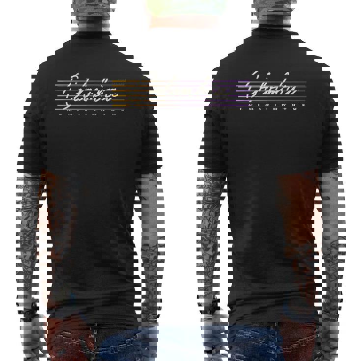 Colombia レトロなスタイルのコロンビア メンズTシャツ バックプリント