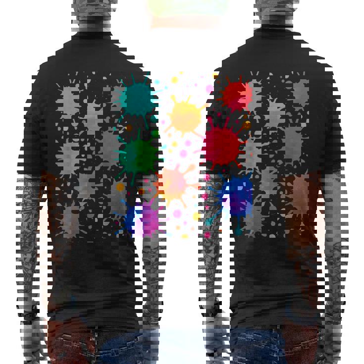 Colorplash アートtシャツ メンズTシャツ バックプリント