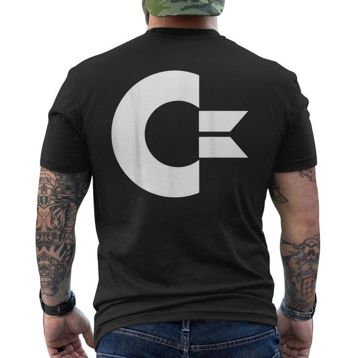 Commodore C64 Letra Mayúscula Muy Grande Camiseta Hombre Estampado Espalda